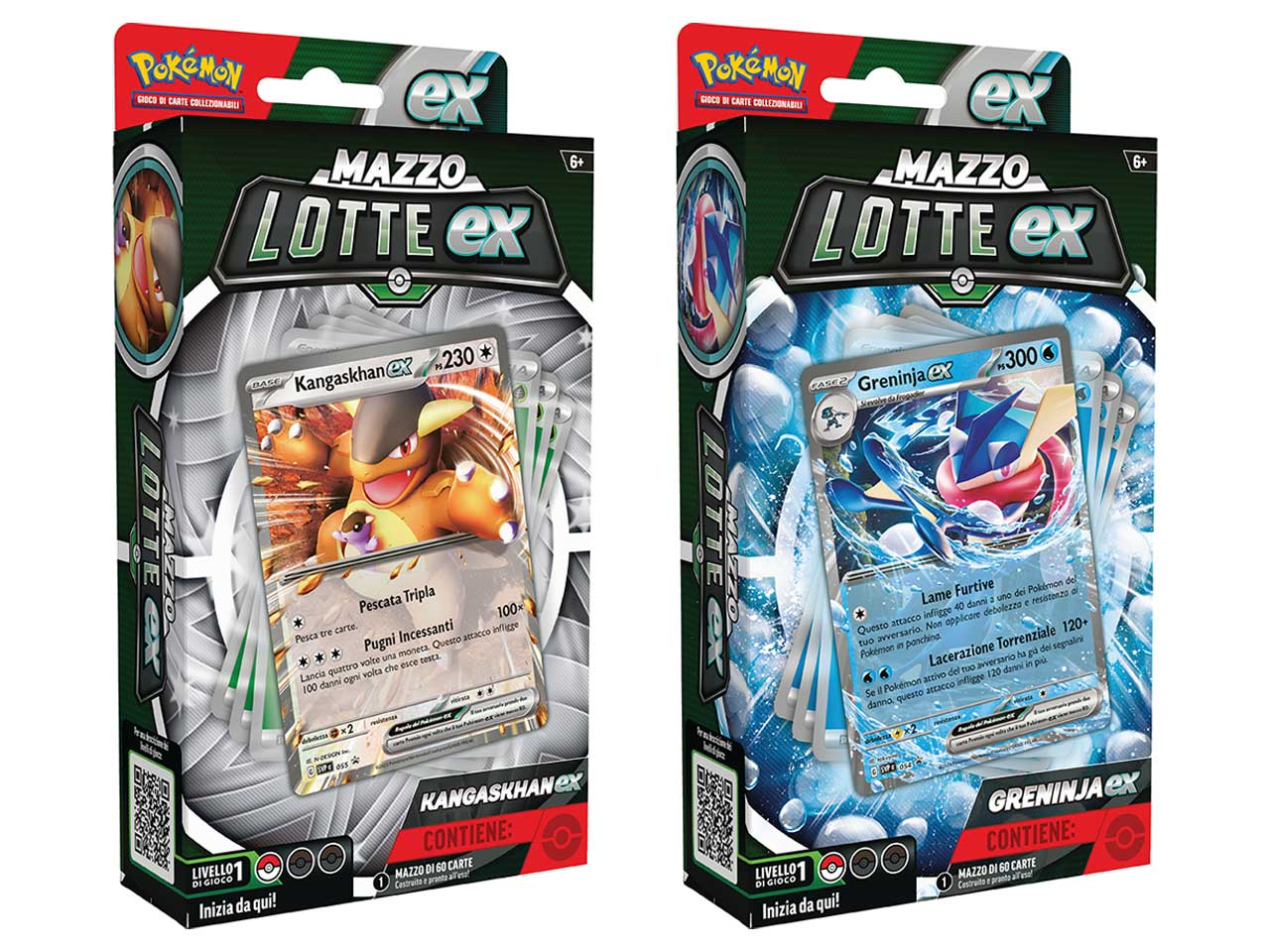 Pokemon ITA Mazzo Lotte Ex Kangaskhan e Greninja Pk60302-i